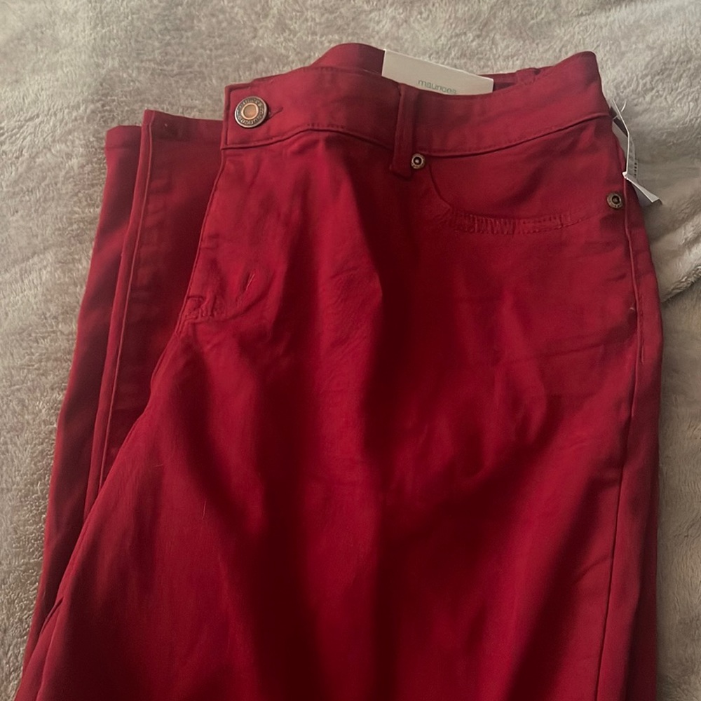 Red Jeggings XL